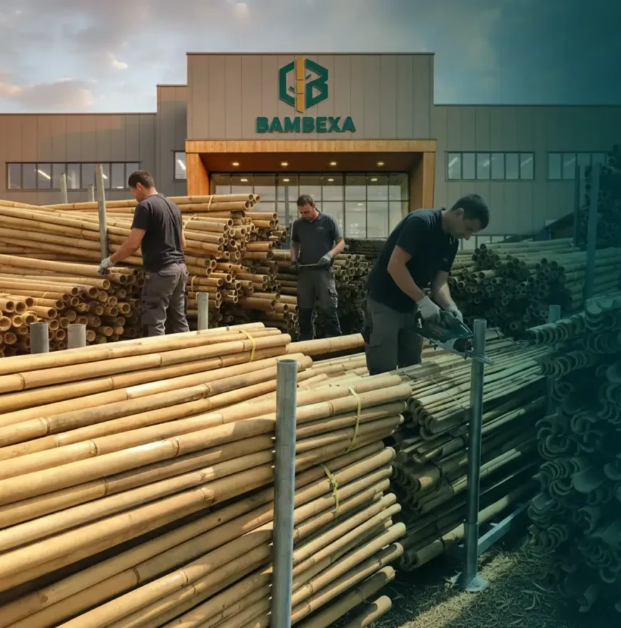 Bambexa Factory Production - Sustainable Bamboo Products Bambexa bamboo factory production line and skilled workers in China